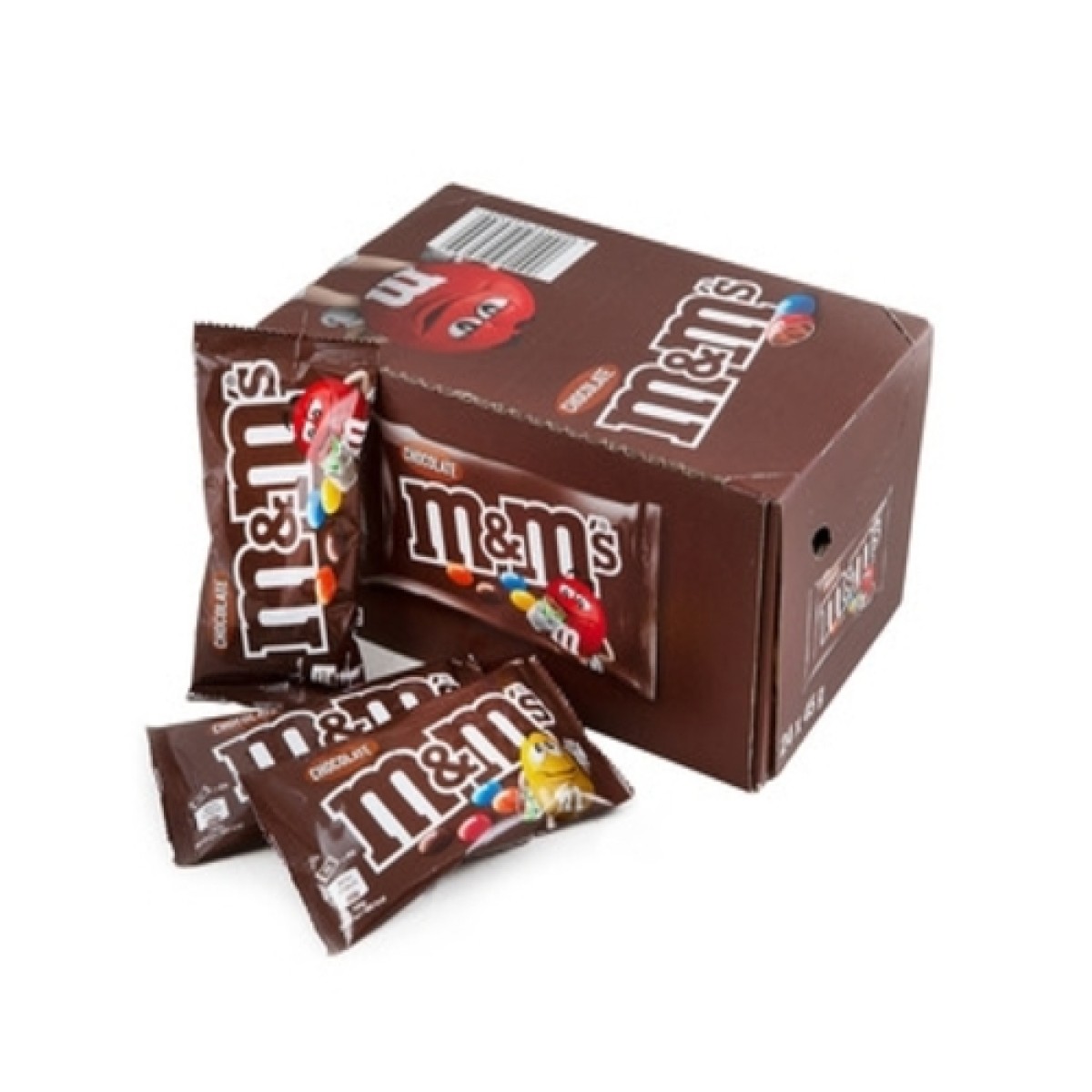 m&m chocolate box 12x45g